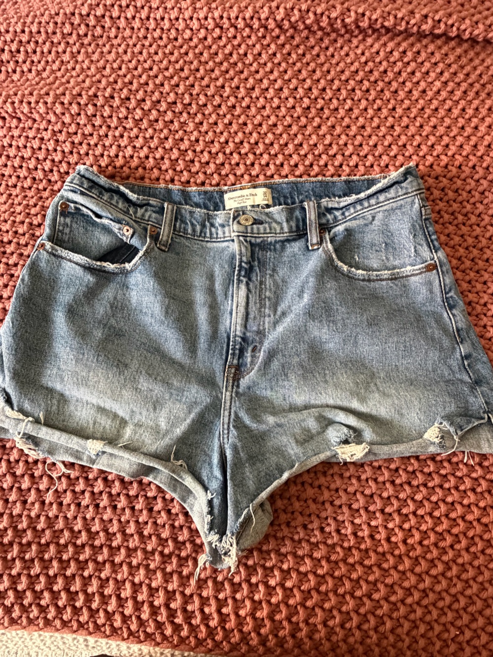 Abercrombie The Cutoff Short High Rise Size 14